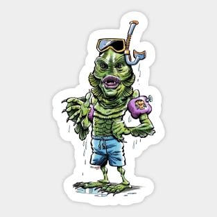 Creature of the Black Pool Sticker